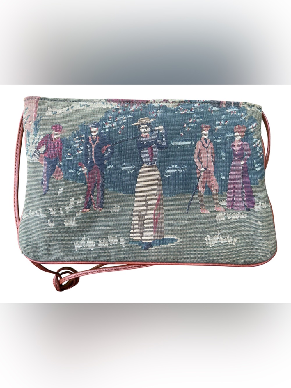 Leyland & Taylor Golf Tapestry Crossbody Bag
